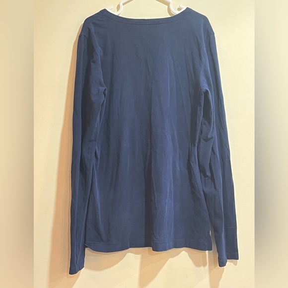 Smart set navy blue long sleeve shirt sz M - Picture 2 of 4